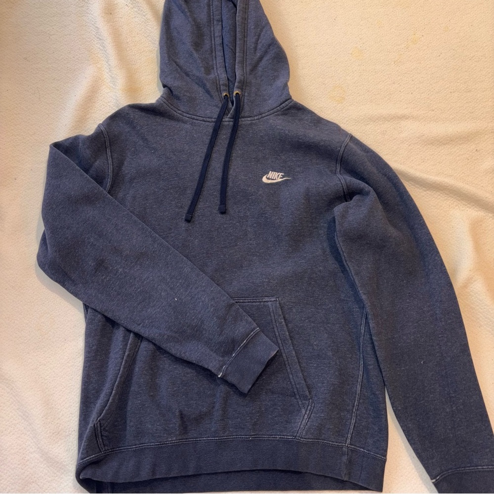 Nike Men's Dark Blue Hoodie